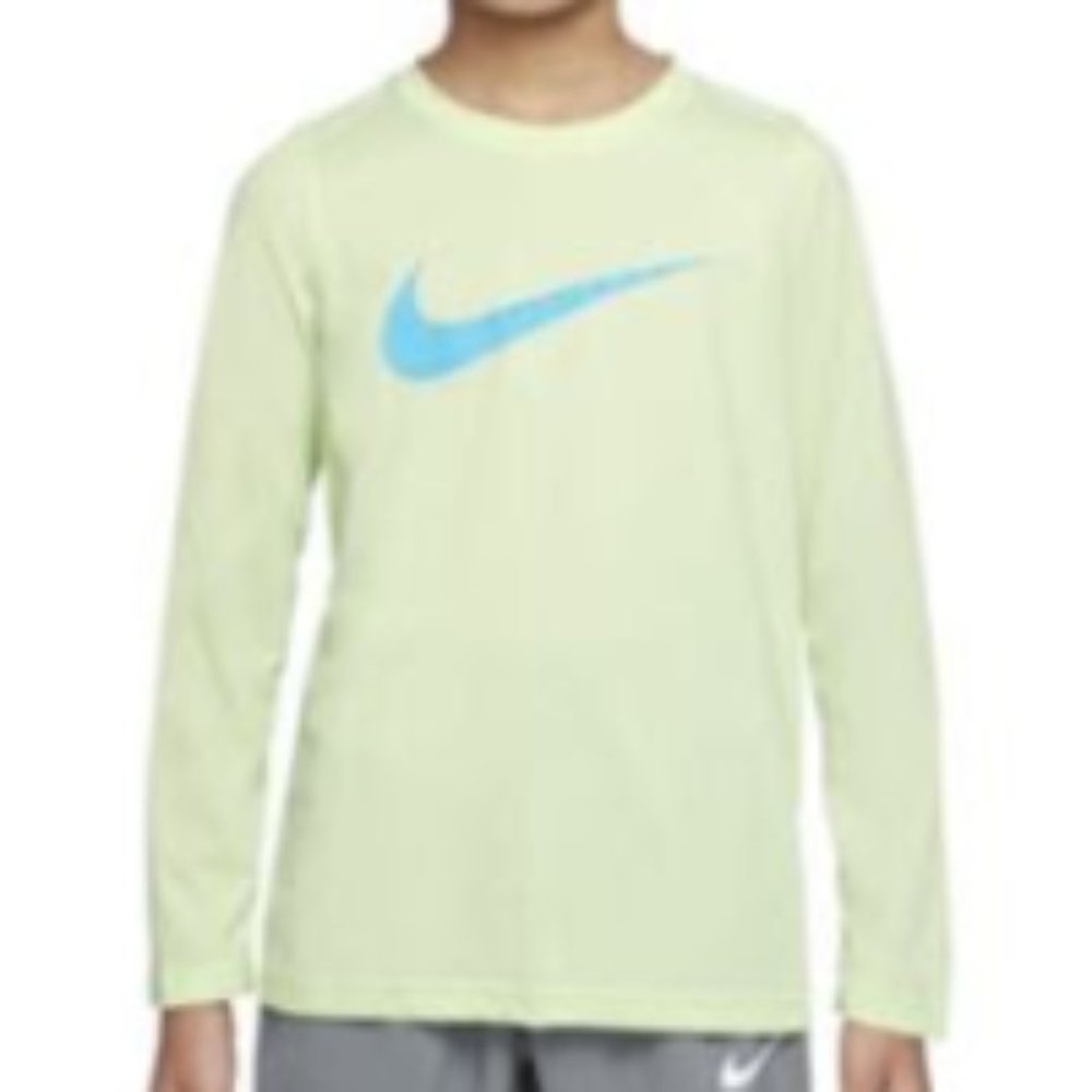NWT Boys Nike Dri-FIT Training Tee Color: Lime Ice, L and XL